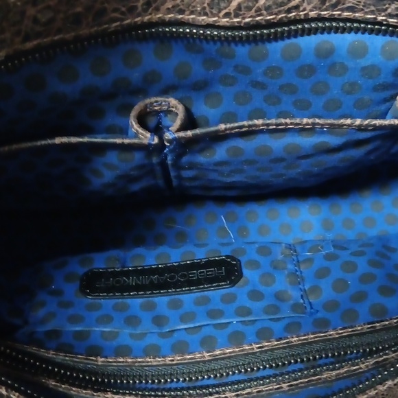 Rebecca Minkoff Croc Embossed Satchel - Picture 12 of 14